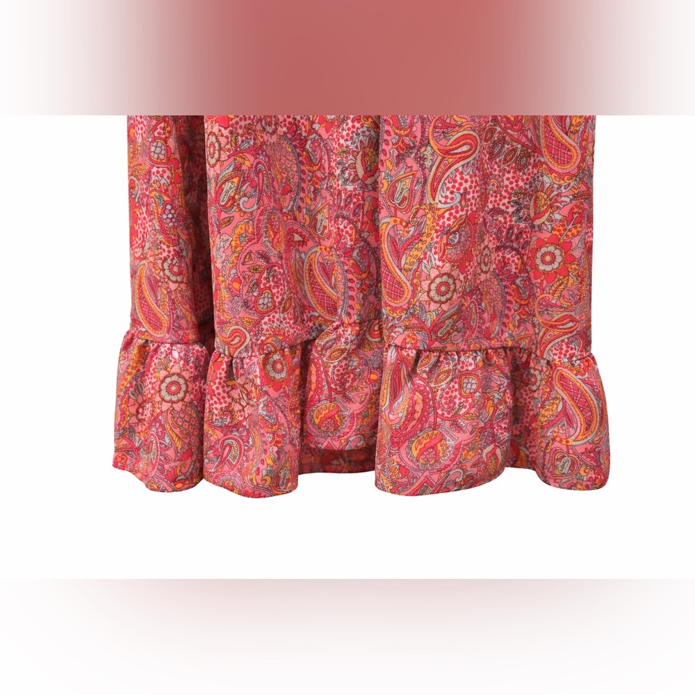 Boemo Pink Paisley Boho Maxi Dress | Size L πΈπΈπΈ Beautiful! - Picture 8 of 10